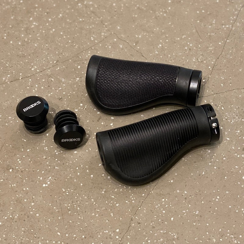 BROOKS GP1 エルゴノミック グリップ 左右セット Amazon | BROOKS(ブルックス) ERGON GP1 LEATHER GRIPS エルゴン