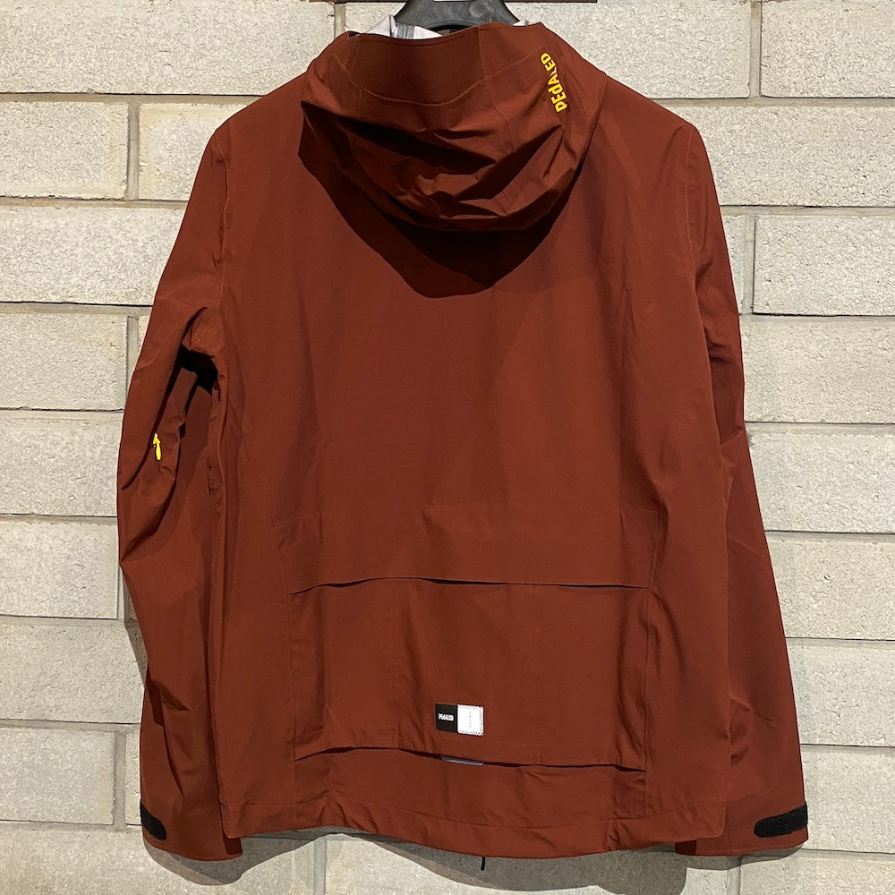 PEdALED ODYSSEY SHELL JACKET（DARK RED） Winter Waterproof Hooded Cycling Jacket - Dark Red | PEdALED