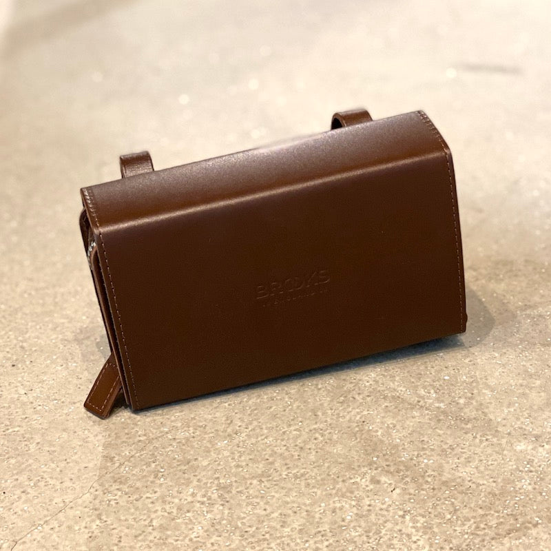 アクセサリー Brooks D-Shaped Tool Bag Brown Brooks Tool Bag D-Shaped – 808 Cycles